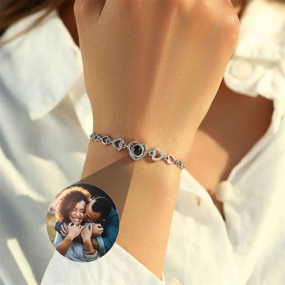Personalized Photo Projection Bracelet