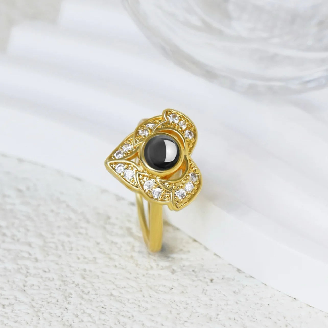 Personalized Photo Projection Ring