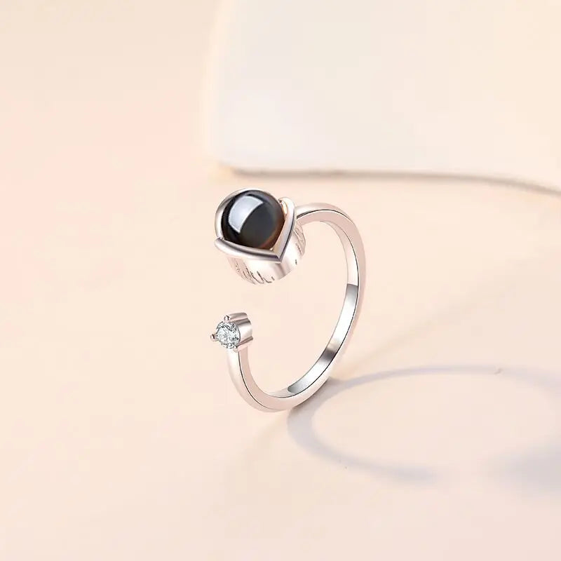 Personalized Photo Projection Ring